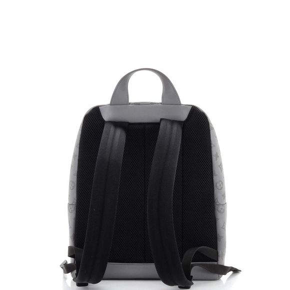 Louis Vuitton Racer Backpack Monogram Shadow Leather Gray - Picture 3 of 7